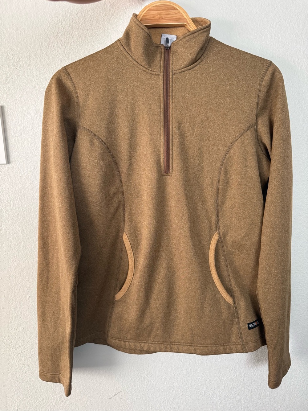 Kerrits fleece-lined quarter-zip pullover,